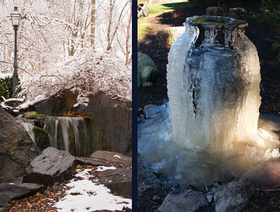Frozen Fountainscape